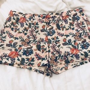 madewell floral shorts